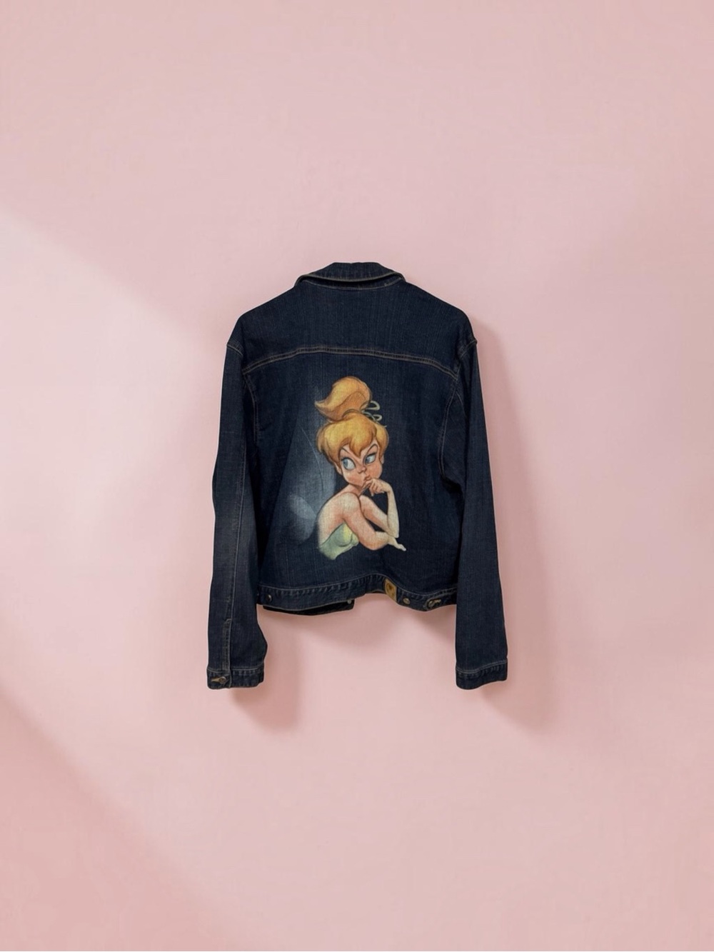 Disney Dark Blue Denim Jacket with Character Back Graphic